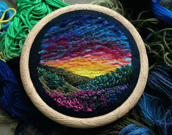 刺繡動起來了是什么效果？